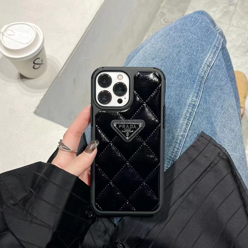 Prada Luxury designer iphone15 14 case